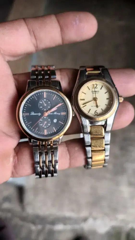 Borongan 2 jam wanita Casio & jims honey Quartz