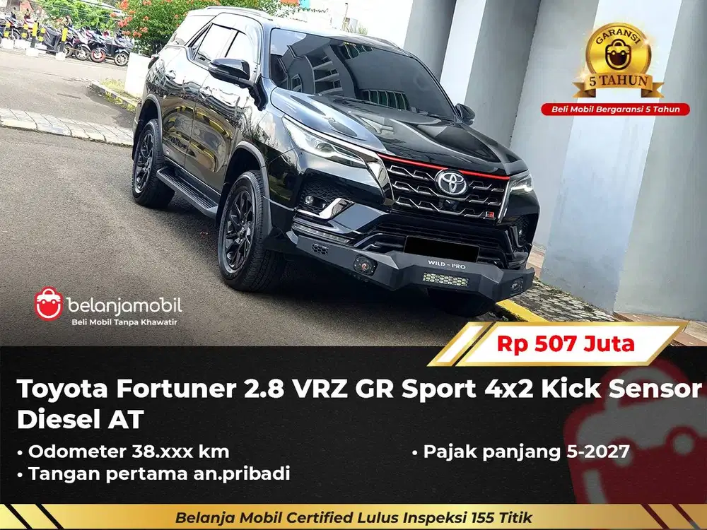 [ PAJAK PANJANG ] Toyota Fortuner 2.8 VRZ GR Sport Diesel 2024/2025