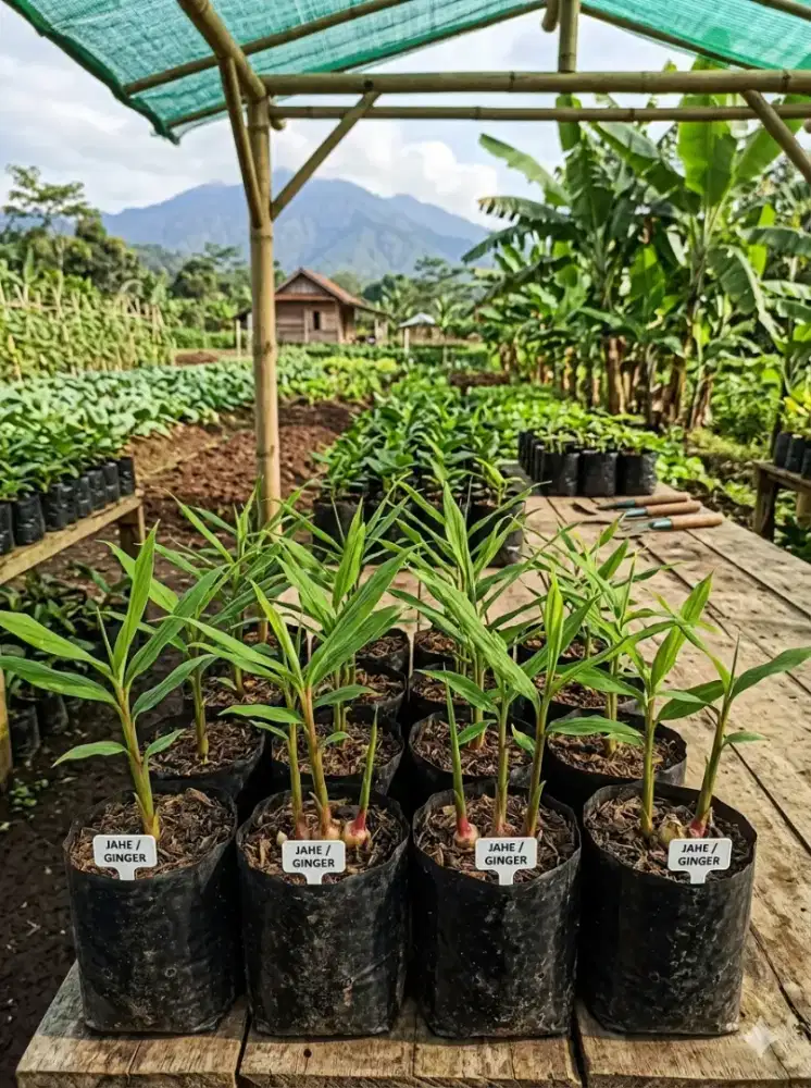 Bibit pohon jahe per batang