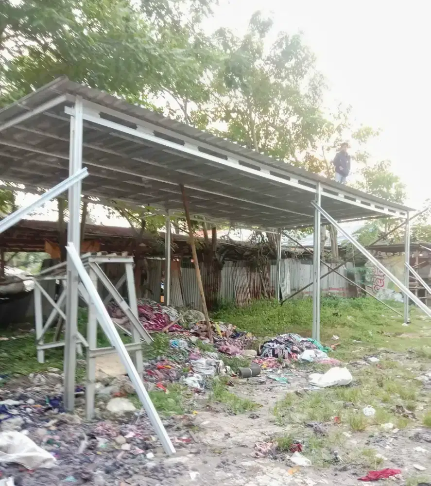 Jasa pasang kanopi baja ringan