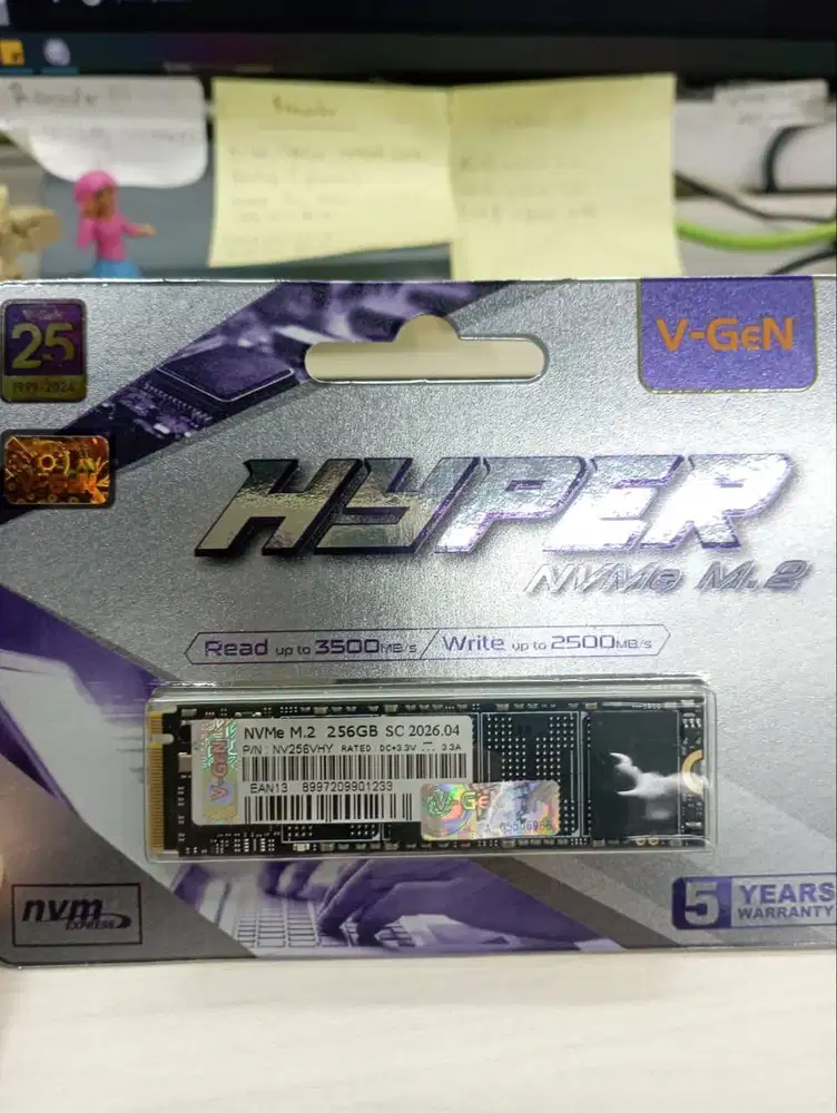 SSD V-GeN NVMe M.2 256 GB