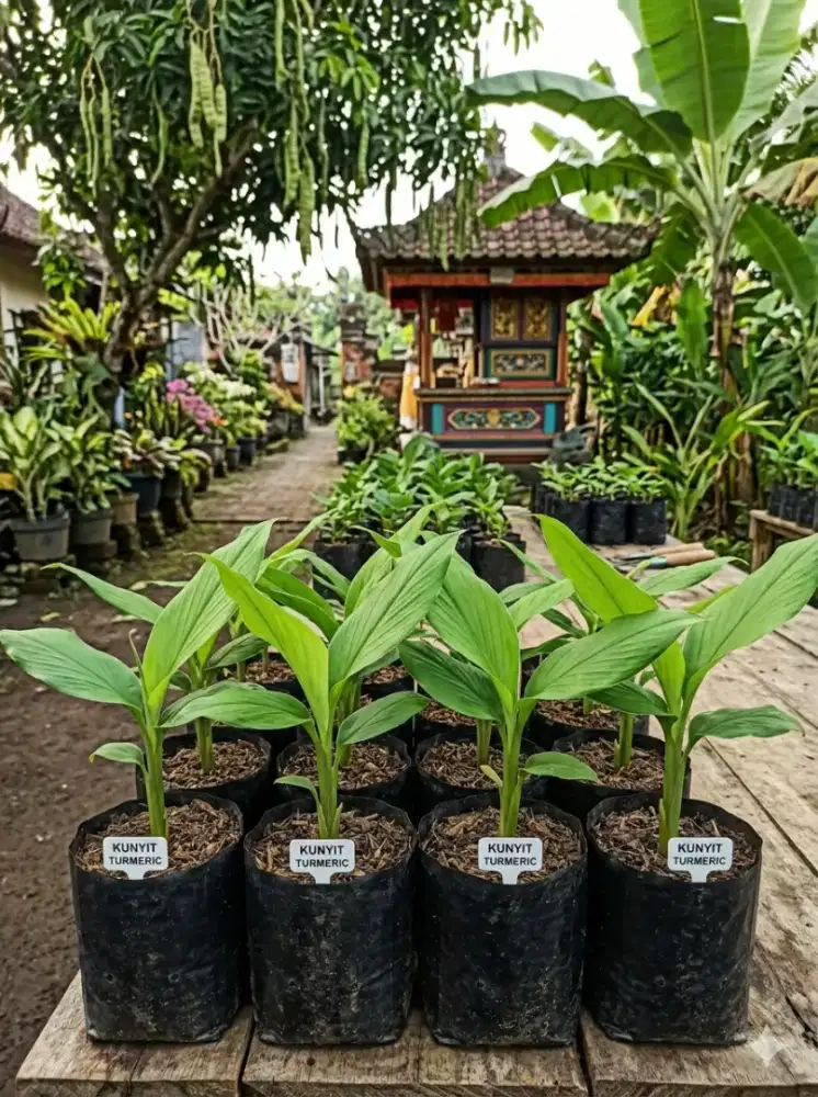 Bibit pohon kunyit per batang