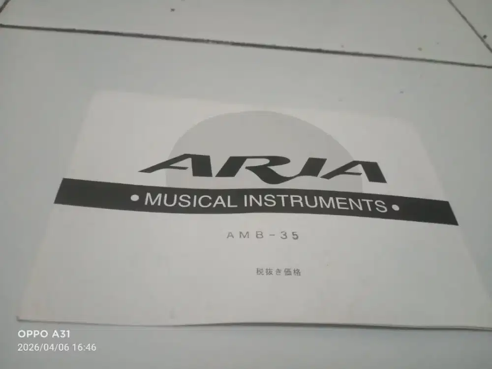 Guitar acoustic aria amb-35 ori korea