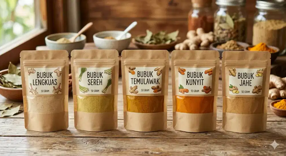 Bubuk halus 100% homemade tanpa campuran