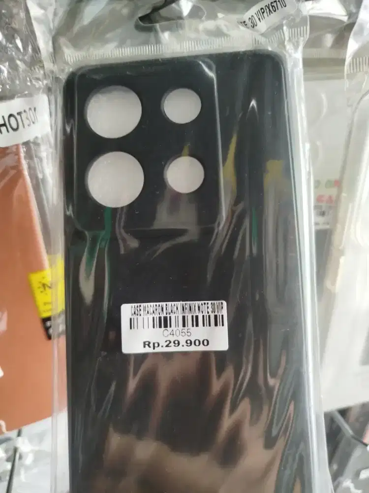 CASE MACARON BLACK INFINIX NOTE 30