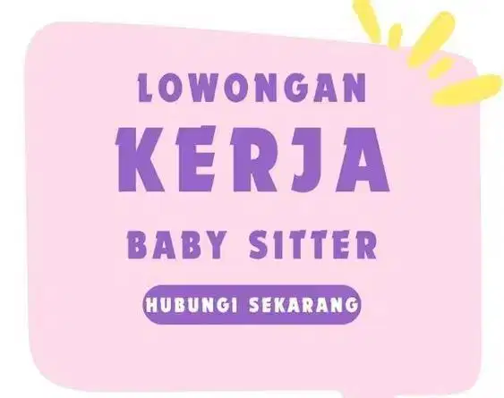 Lowongan nanny pengasuh anak sekolah