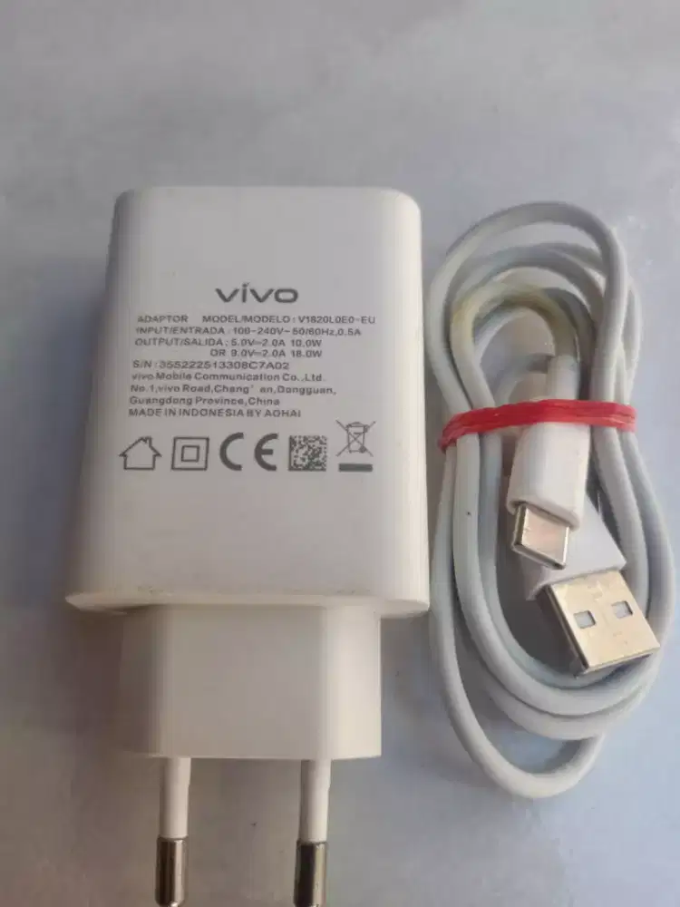 CHARGER VIVO Y21 | Y21T | Y22 ORI BAWAAN HP TIPE C