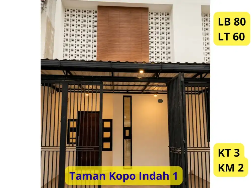Dijual Cepat Rumah 2 Lantai Siap Huni di Taman Kopo Indah 1 | 3 KT | SHM | Harga 800 Juta