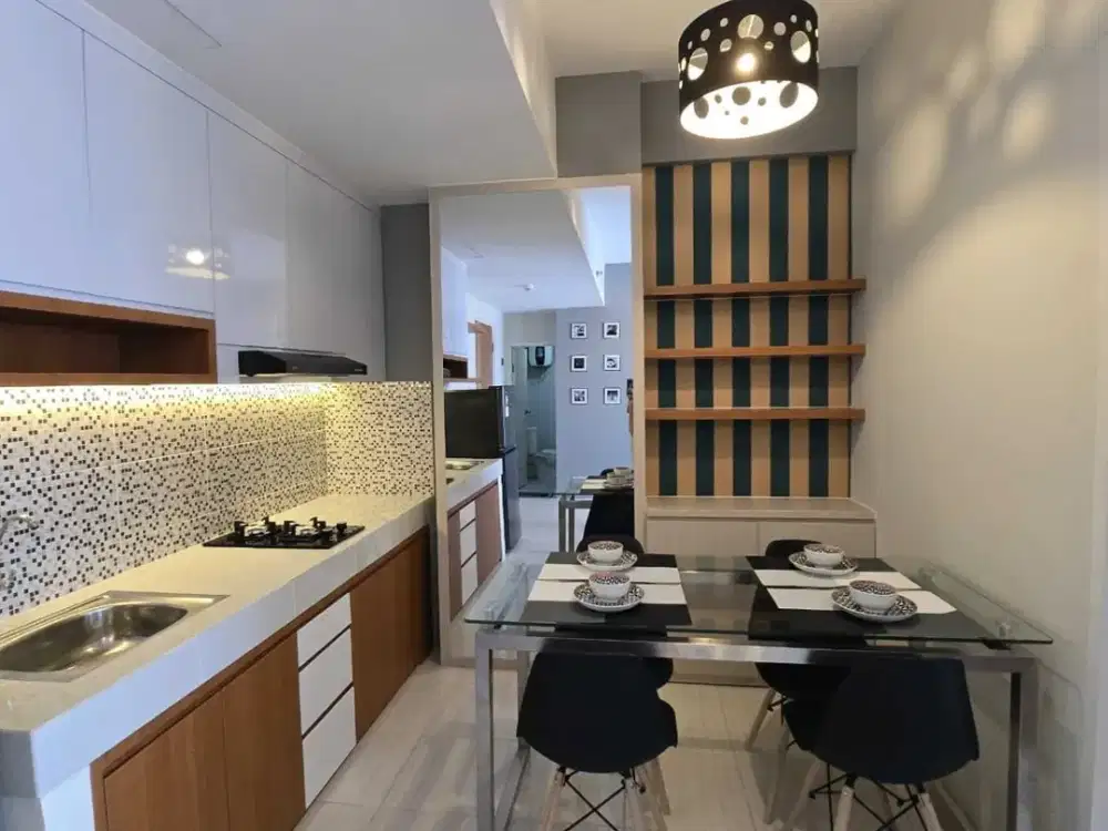 REV.A414 Murah Apartemen Furnish di Puncak Dharmahusada Surabaya Siap Huni