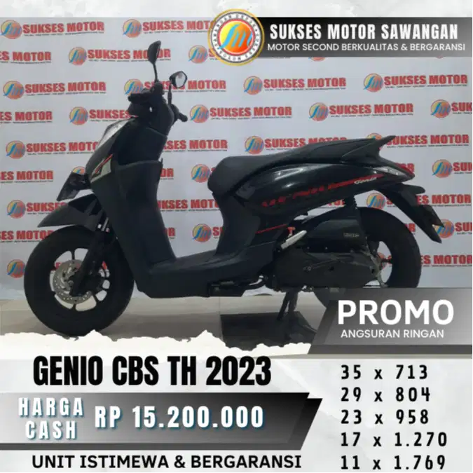 HONDA GENIO CBS TH 2023 UNIT ISTIMEWA BISA CASH KREDIT BERGARANSI