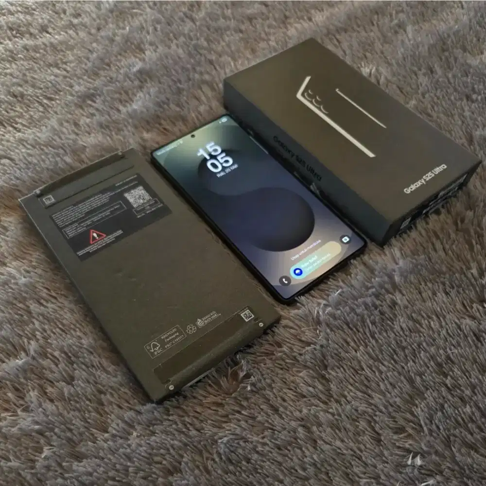 Sansung S25 ULTRA 512GB JET BLACK mulus garansi resmi