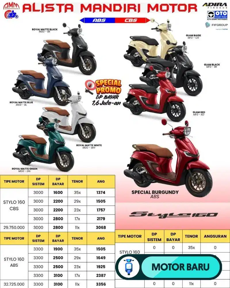 HONDA NEW STYLO 160 CBS