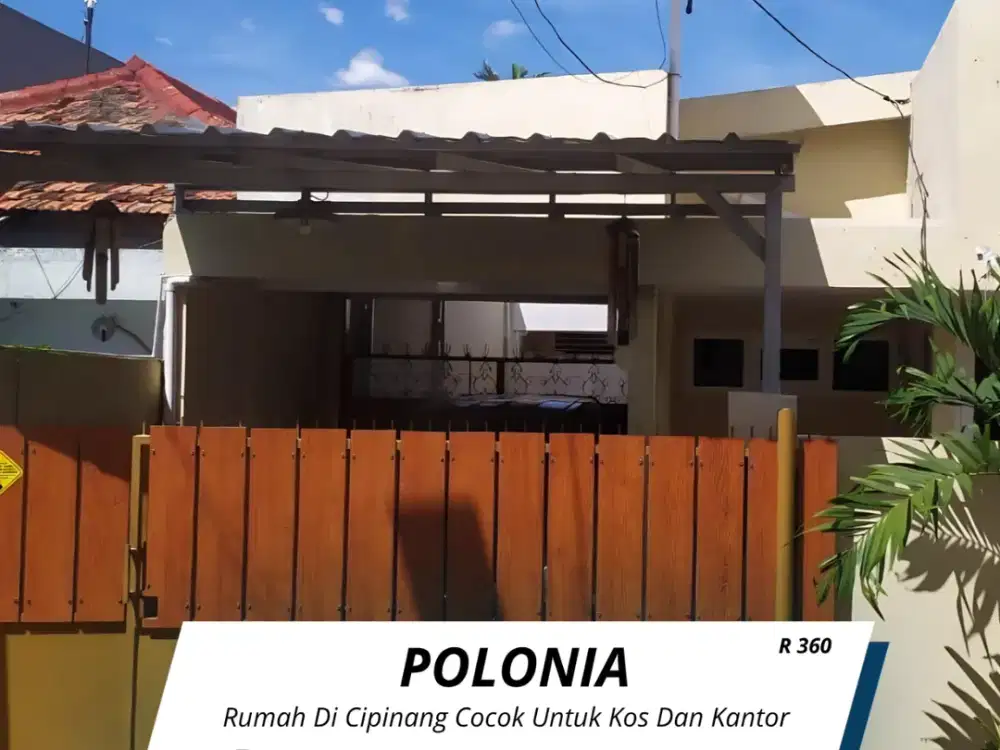DIJUAL RUMAH Cipinang cempedak strategis di kelilingi gedung perkantoran, cocok utk rumah tinggal, kos, usaha, kantor.