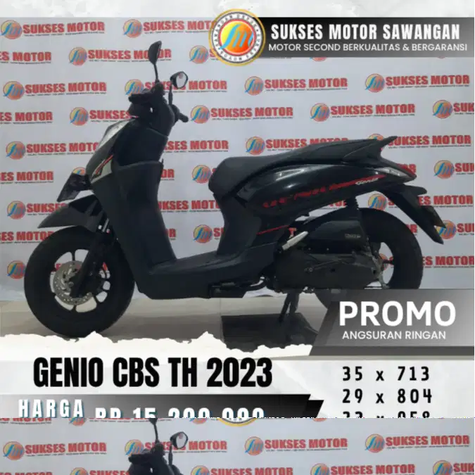 HONDA GENIO CBS TH 2023 UNIT ISTIMEWA BISA CASH KREDIT BERGARANSI