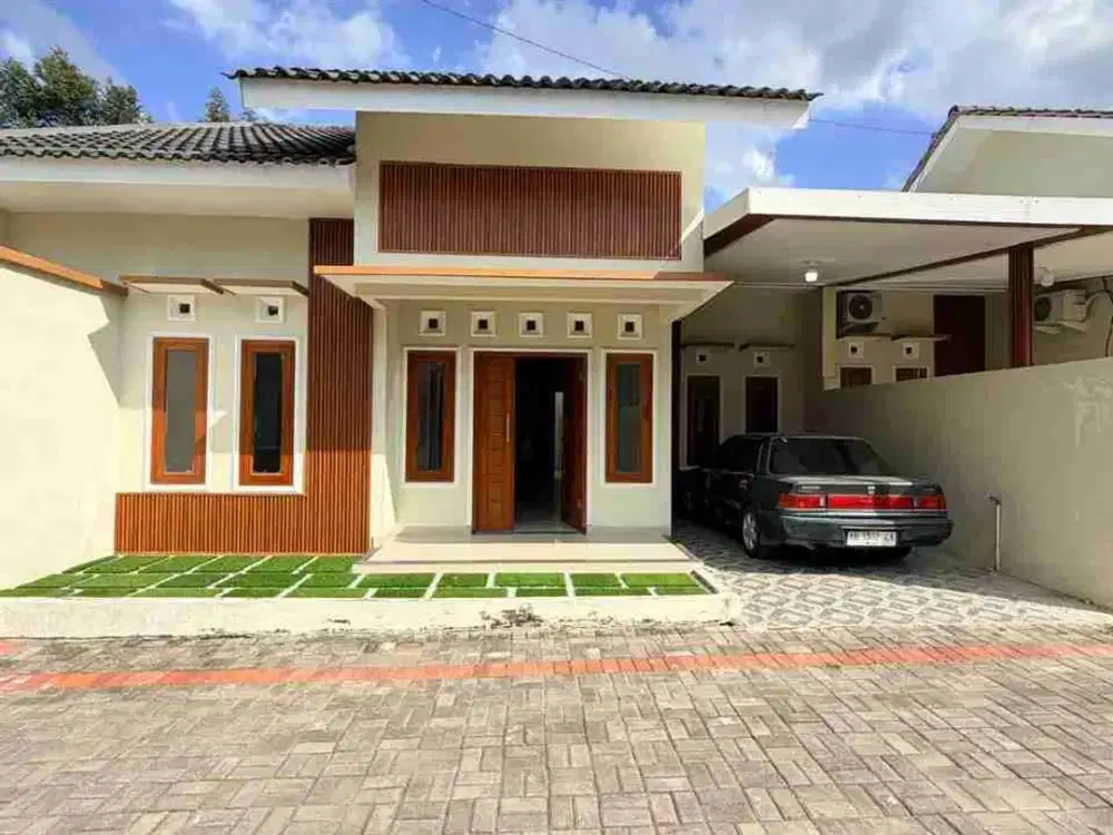 RUMAH BARU FRESH MINIMALIS MODERN TATA RUANG LEGA DAN LUAS DI PURWOMARTANI KALASAN SLEMAN
