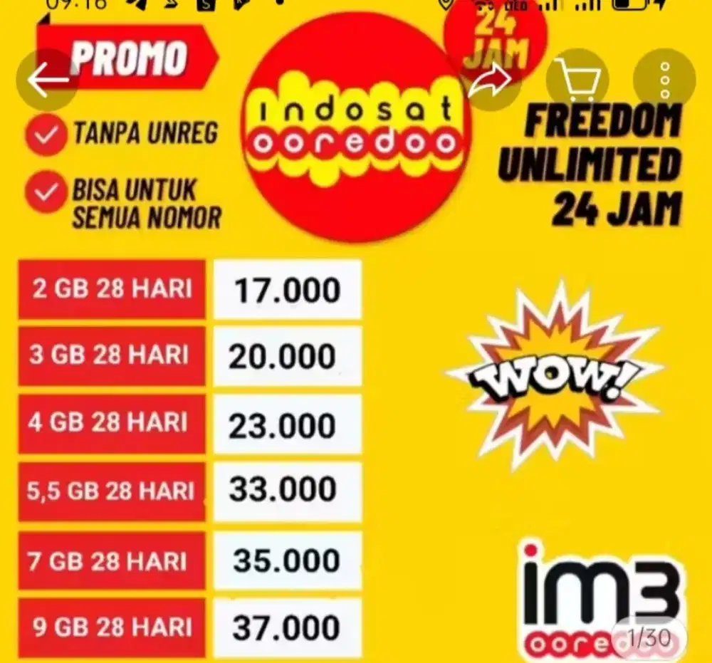 Dijual paket data