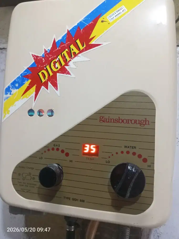 Water heater bekas