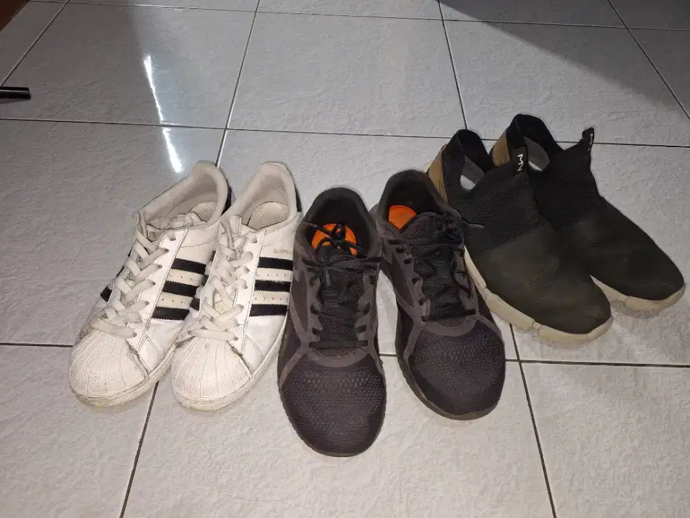 Sepatu Adidas Superstar, Reebok Flexagon Force, Mark Nason