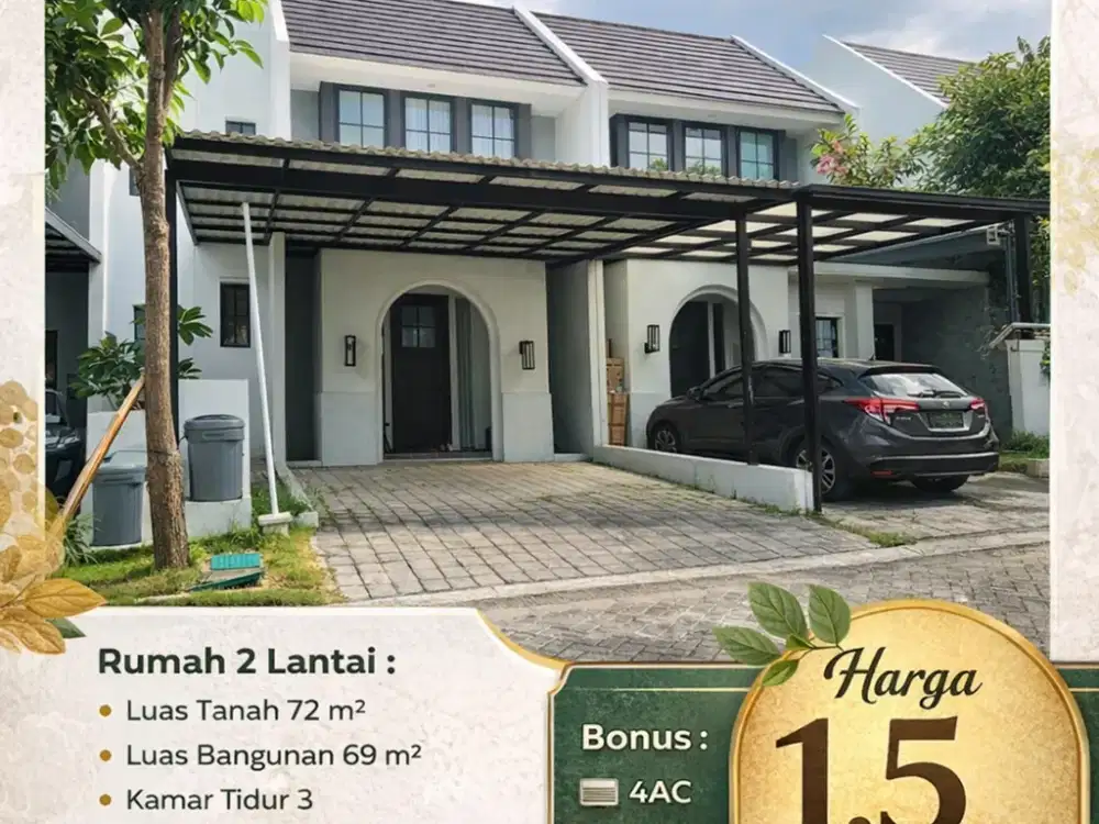 Jual cepat semi furnished rumah citragrand sambiroto tembalang