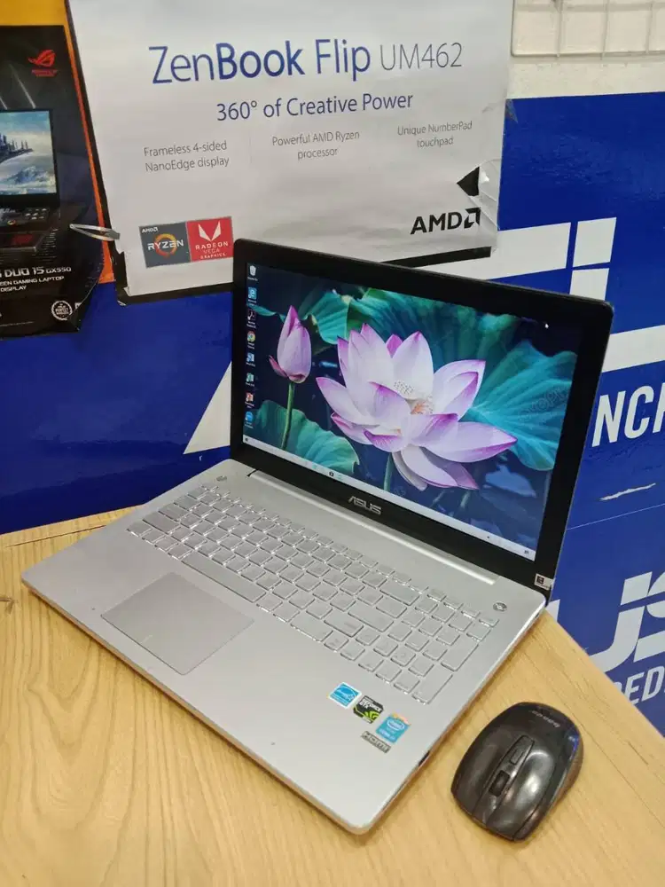 PROMO LAPTOP GAME DAN EDITING ASUS N550JK CORE i7 RAM 16GB SSD 256GB