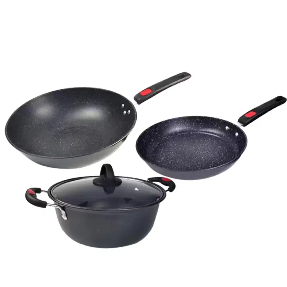 Panci set anti lengket (bisa kirim cod seluruh Indonesia)