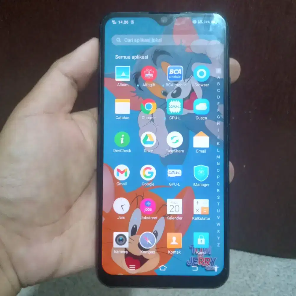 Jual vivo y15 4/64 minus bonus microsd 128gb