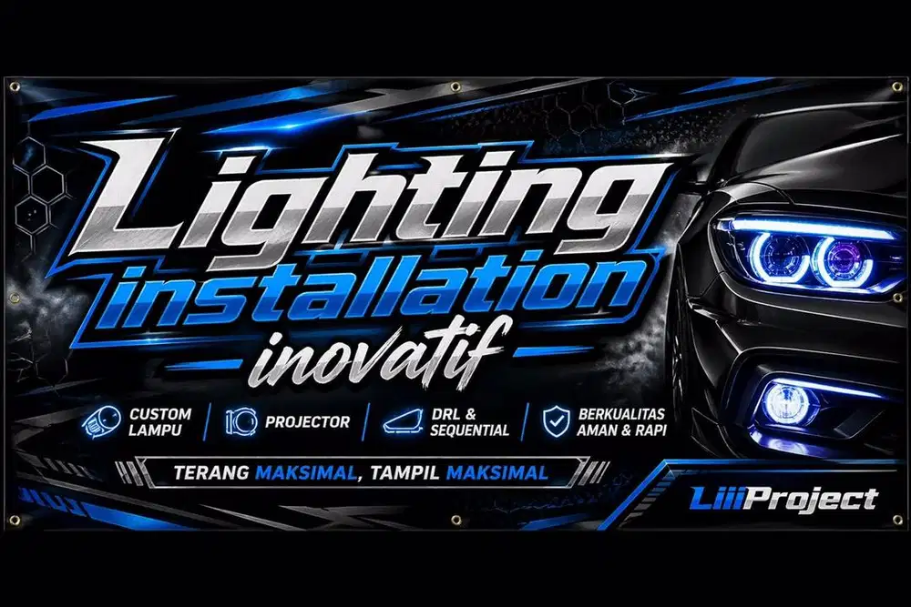 Jasa upgrade perlampuan mobil
