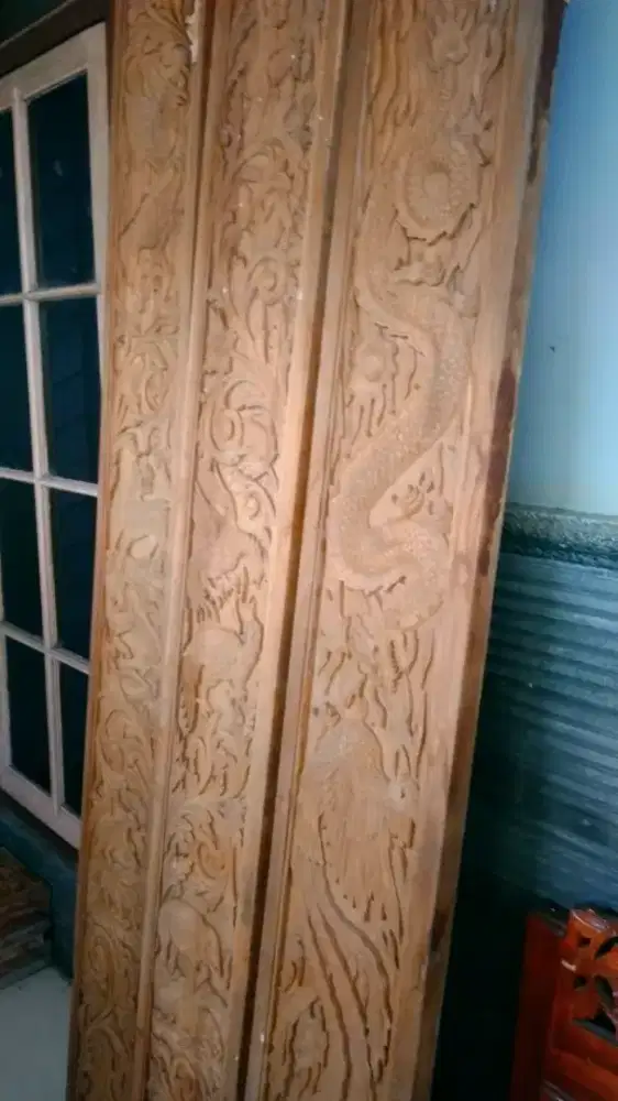 Jual kayu jati ukir premium