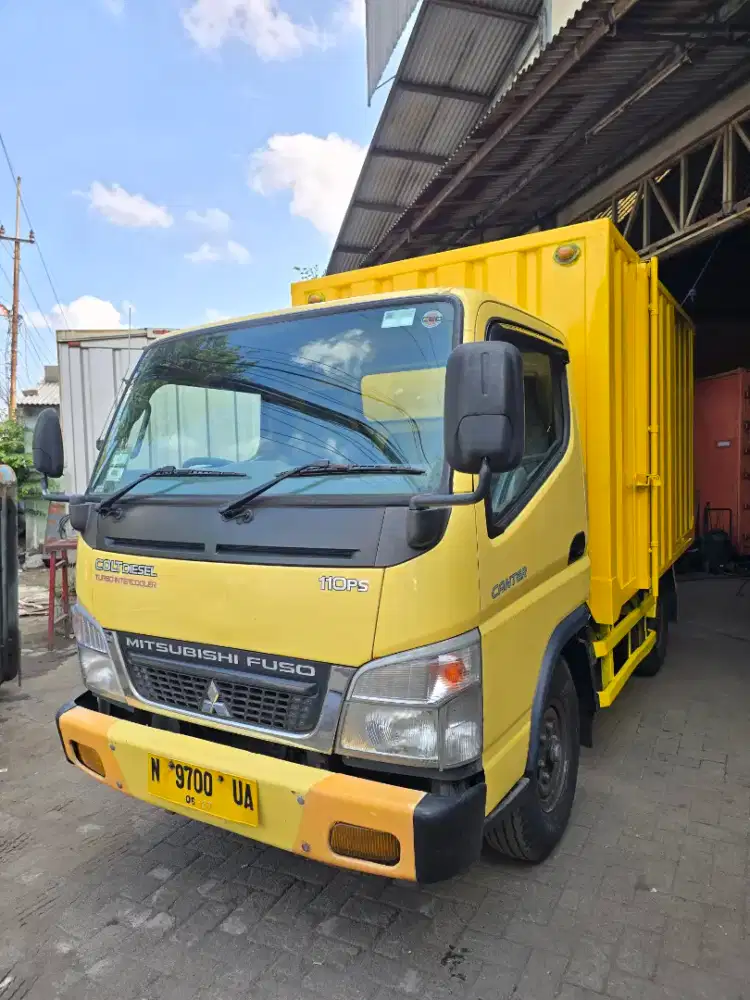 FS Mitsubishi Canter FE71 110PS Engkel Box Besi Pintu Samping Fullori