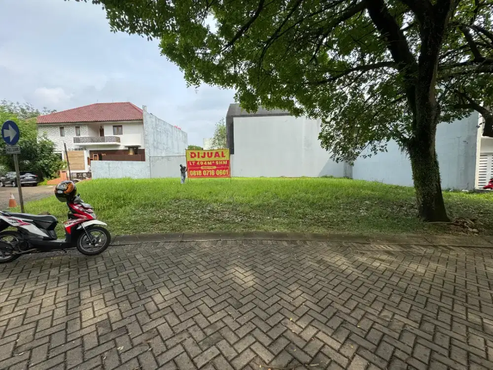 KEBAYORAN GARDEN BINTARO TANGSEL LT 404M2 PREMIUM