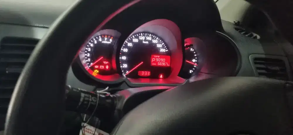 Kia picanto merah dari baru,merah 2012 plat B  jkta pajak panjang