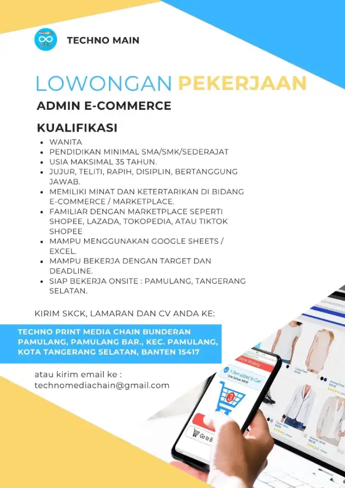 Loker Admin E-Commerce