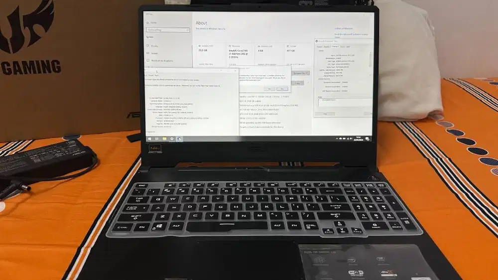 ASUS TUF FX506LH i7 10870H GTX1650 512gb/20gb