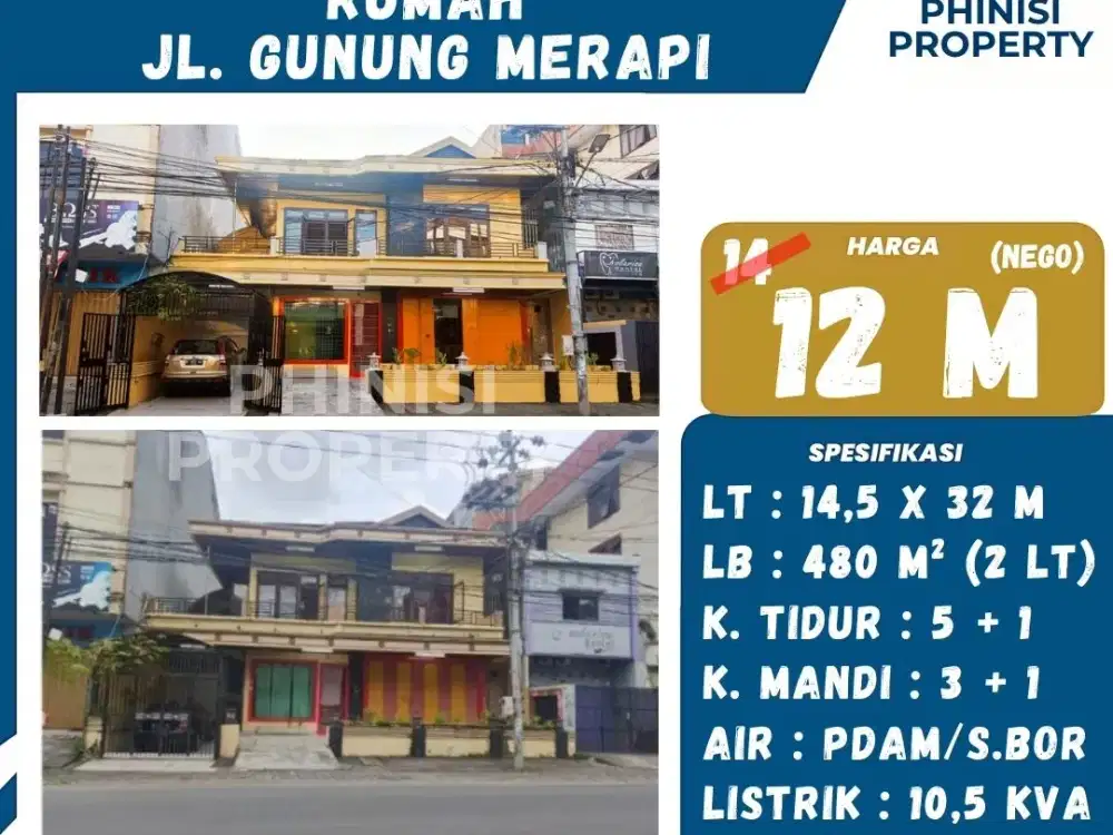 Rumah Jl. Gunung Merapi
