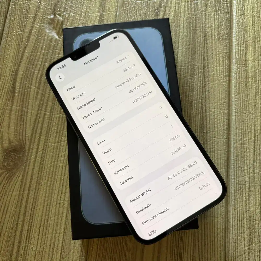 iphone 13 pro max 256gb Ex inter all operator Bisa COD dan TT