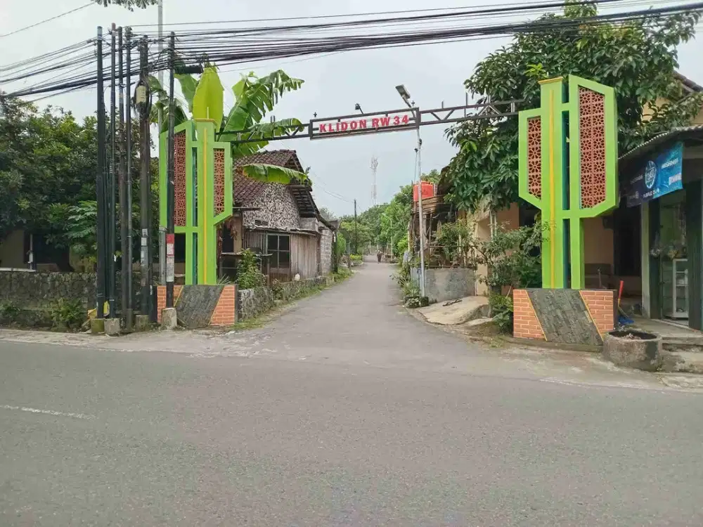 Tanah murah, luasan kecil, jarang ada, hanya 20 meter dari Jl Besi - Jangkang, di Klidon Jl kaliurang km 12 dkt UII PUSAT, PPPG KESENIAN, cocok utk kost2an atau hunian
