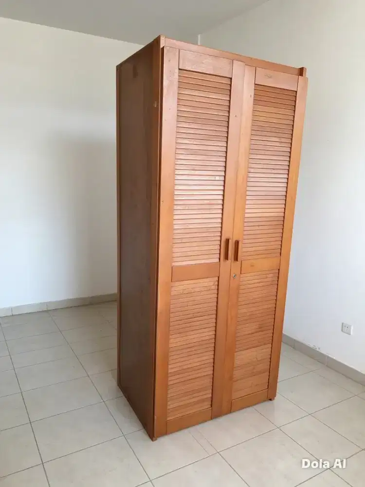 Lemari Pakaian kayu ligna uk.76x57x180