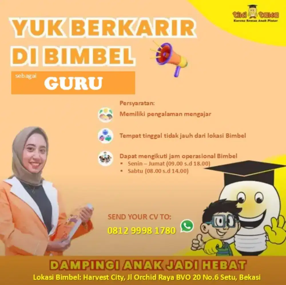 Lowongan Guru Bimbel