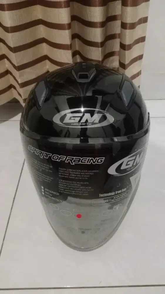 jual helm gm hitam gloss size M