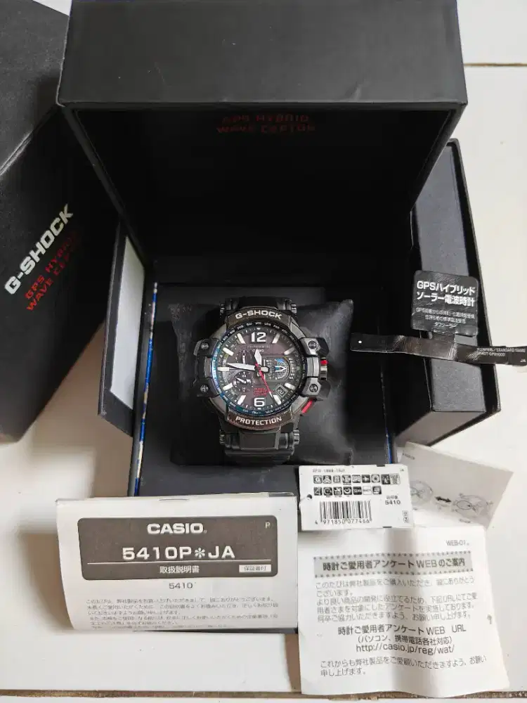 Casio G-Shock GPS Hybrid Wave Ceptor GPW-1000-1ADR  original bekas