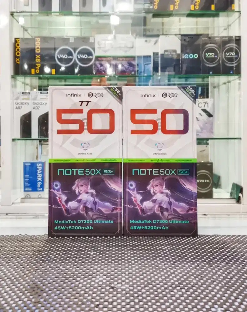 BARU..INFINIX NOTE 50X 5G RAM 8+8/256 SEGEL/GARANSI RESMI.