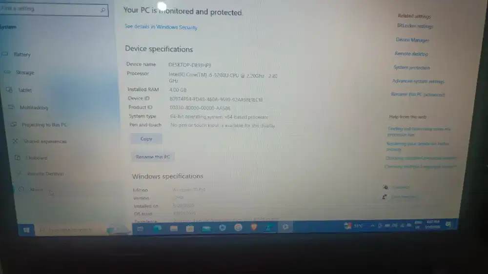 Lenovo ideapad I5, 500GB, mulus lengkap
