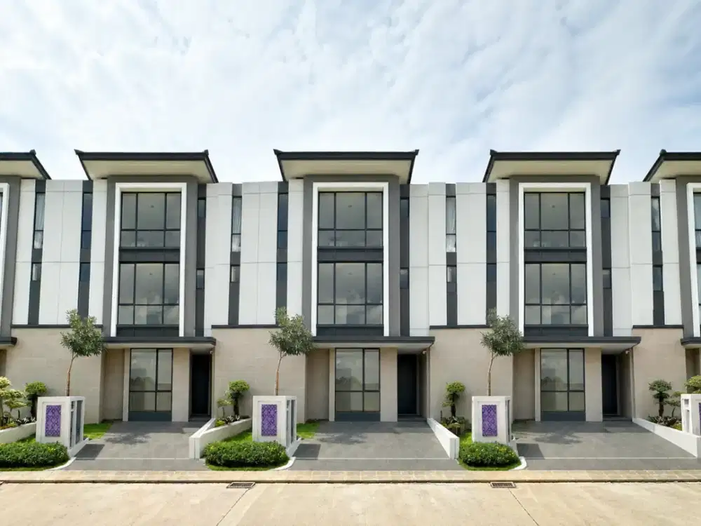 Rumah 3lt 8x14 112m type 4KT Cluster Sentarum Asya JGC Jakarta Garden City