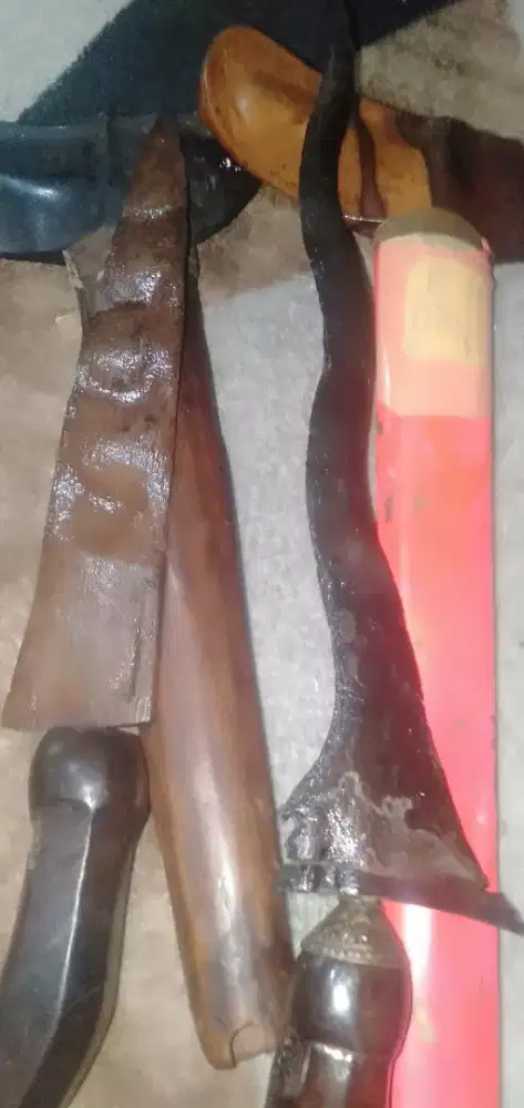 keris Pandowo limo dan sumbro pijitan asli mojopahit