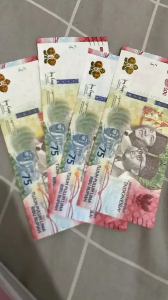 Uang pecahan edisi 75000