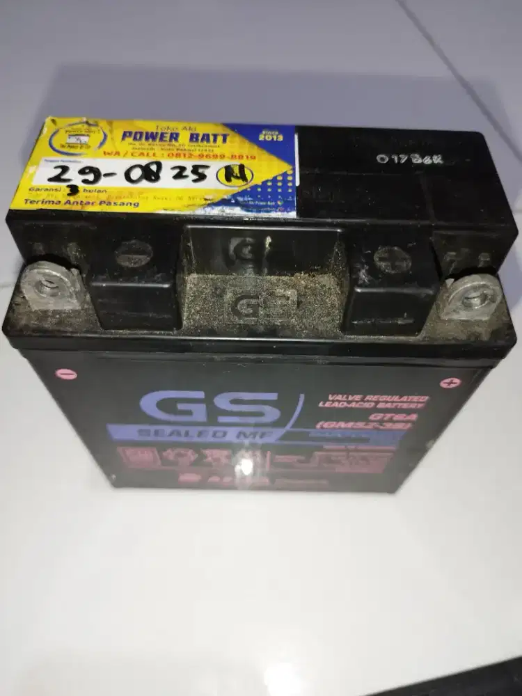Aki GS Astra GT6A Original Baru 6 Bulan