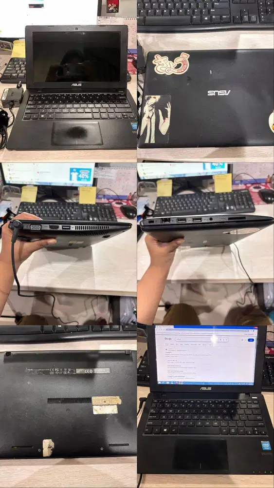 DI JUAL NOTEBOOK SECOND ASUS X200M