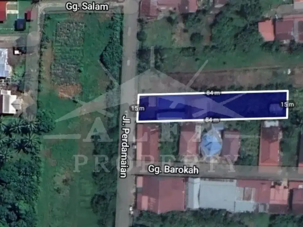 Jual Cepat Tanah dan Toko Bangunan Kawasan Pemukiman Padat