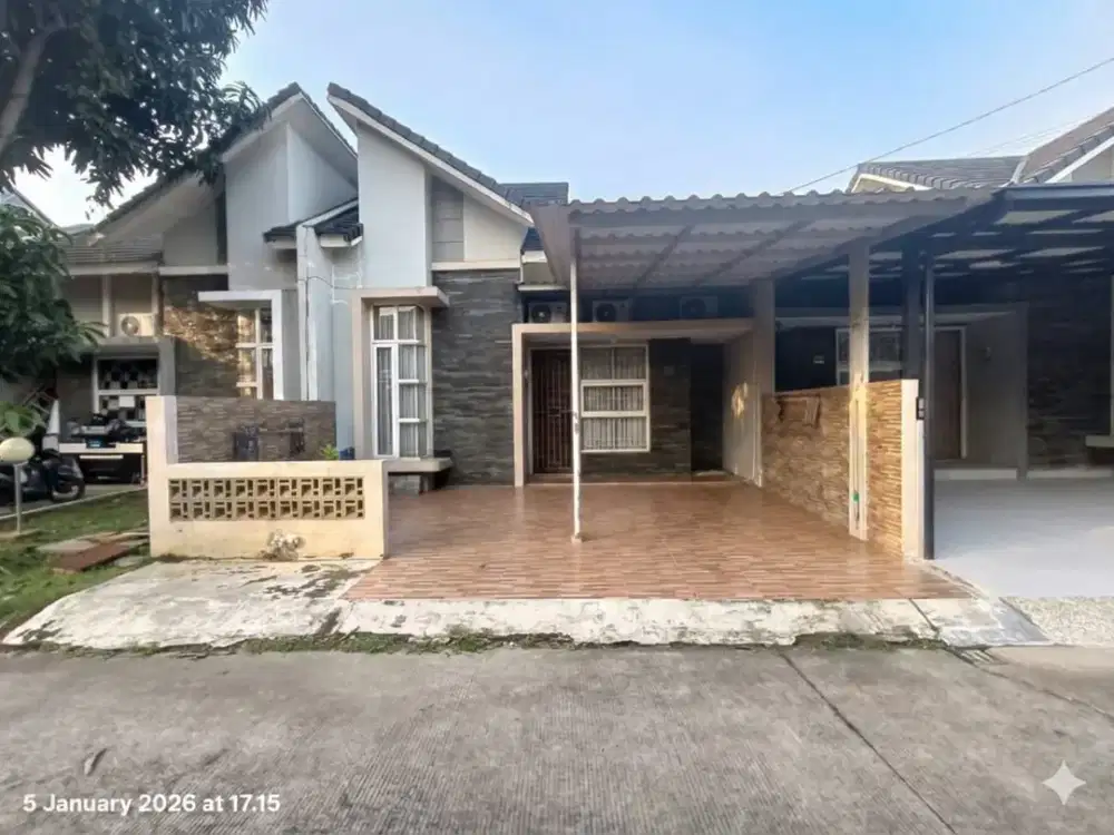 Dijual Rumah Semi Furnished Full Renovasi Carport Harga di Bawah 1 M Dekat Stasiun Cisauk & BSD