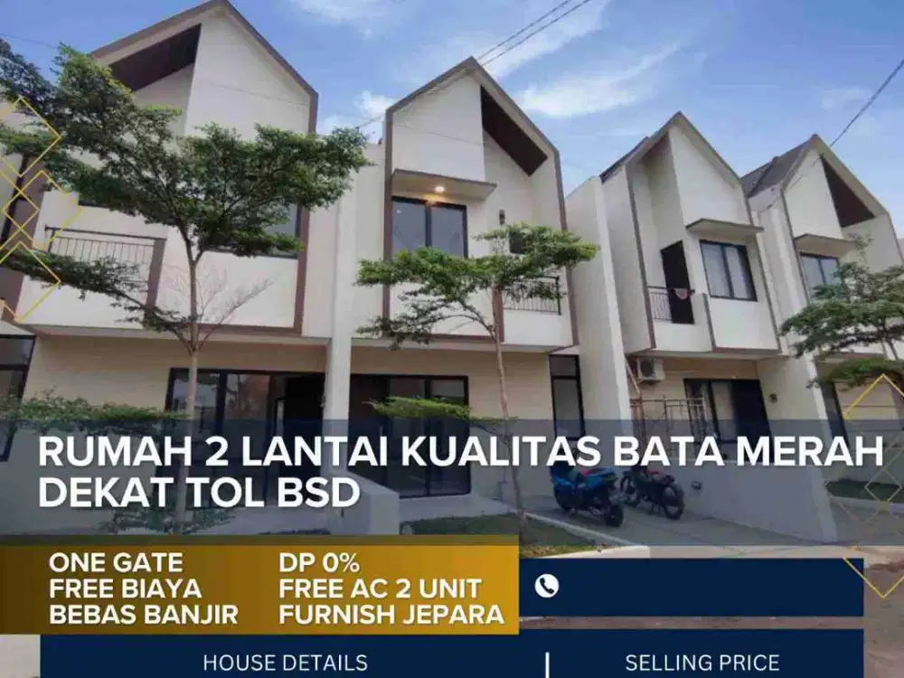 Jual Rumah Readystok Pamulang Tangerang Selatan,Carport 2 Mobil